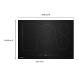 30" Temp Cook™ Induction Cooktop with 5 Cooking Zones