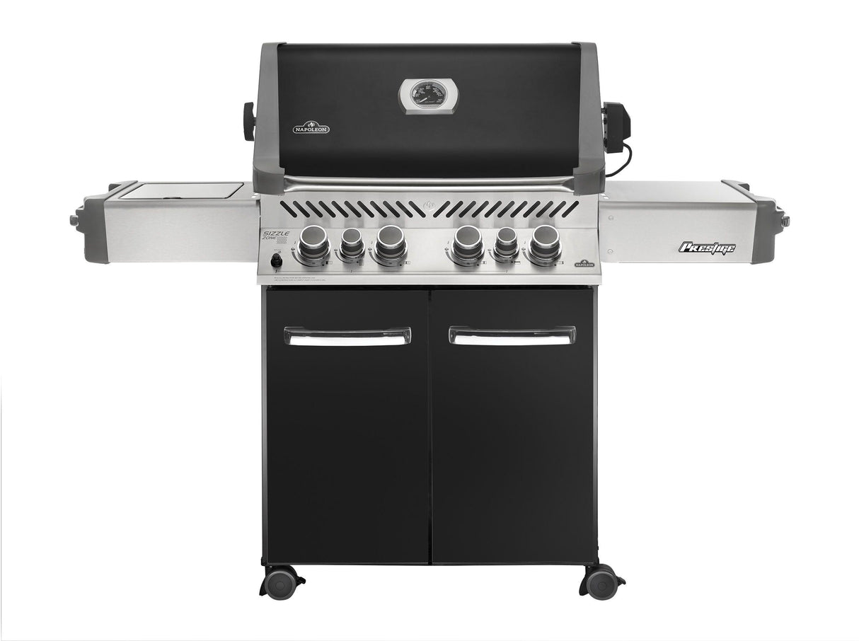 Napoleon Prestige Series Prestige 500 black with Infrared Rear and Side Burners