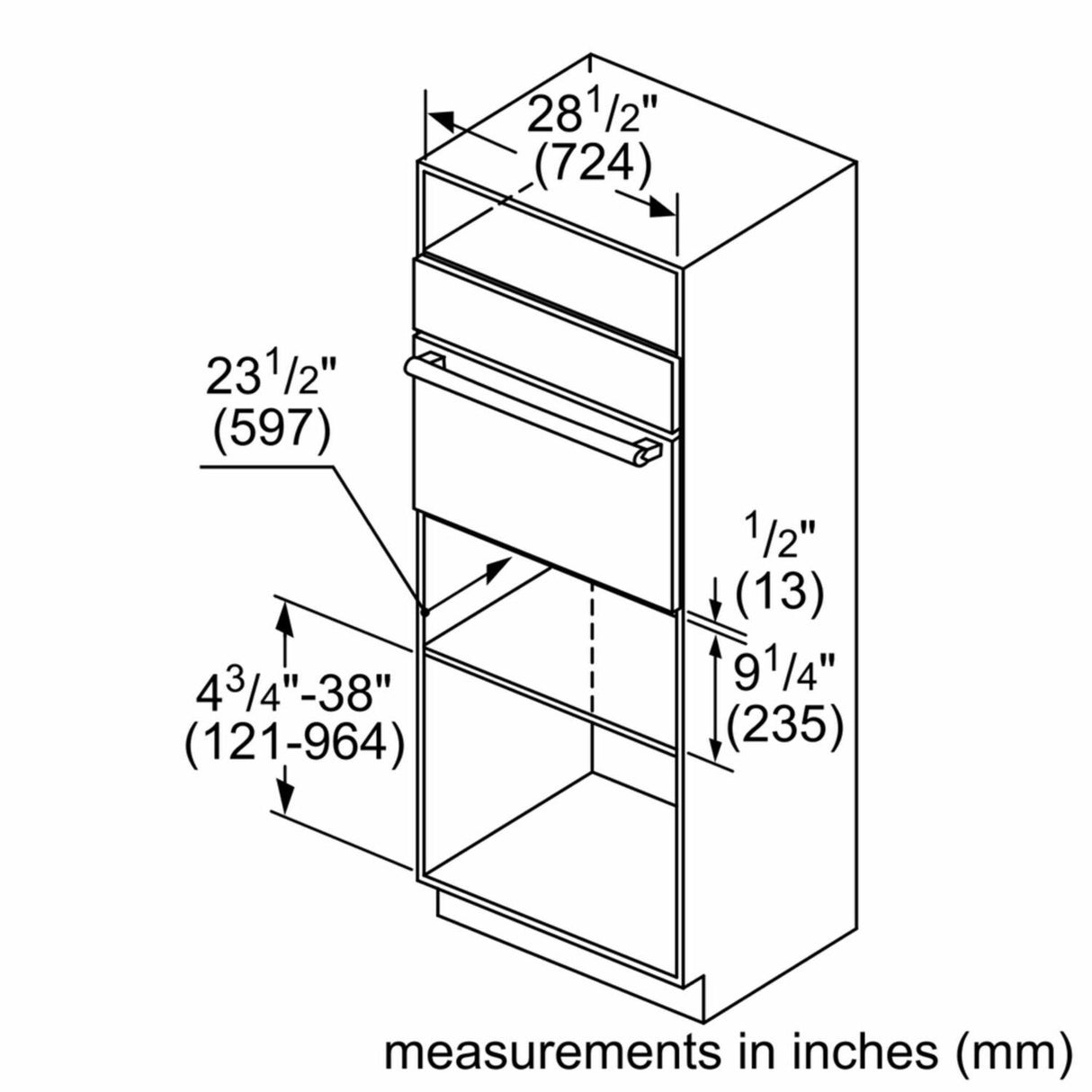 500 Series, 30", Storage Drawer