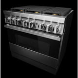 NOIR™ 36" Dual-Fuel Professional Range