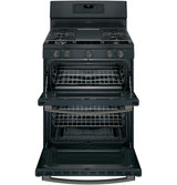 GE® 30" Free-Standing Gas Double Oven Convection Range