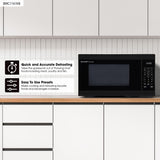 Sharp 1.1 cu. ft. 1000W Black Countertop Microwave Oven
