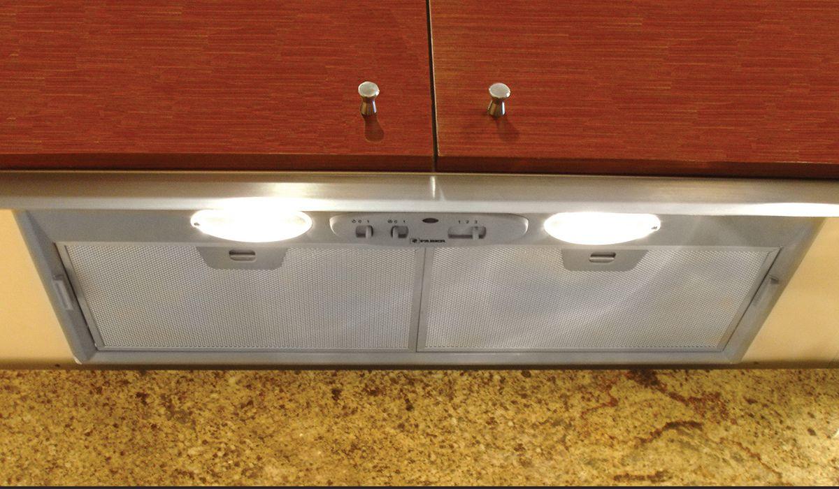 24" insert hood gray