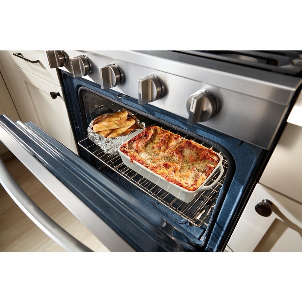 30-inch Smart Gas Range with Air Cooking Technology, No Preheat Air Fry, Steam/Self Clean and High Speed Preheat