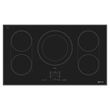Black Floating Glass 36" Induction Cooktop