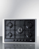 30" Wide 5-burner Gas Cooktop