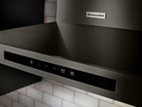 30" Wall-Mount, 3-Speed Canopy Hood Black Stainless Steel with PrintShield™ Finish