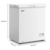 Whirlpool® 5 cu. ft. Chest Freezer with 1 Storage Basket