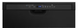 Stainless steel dishwasher with third level rack
