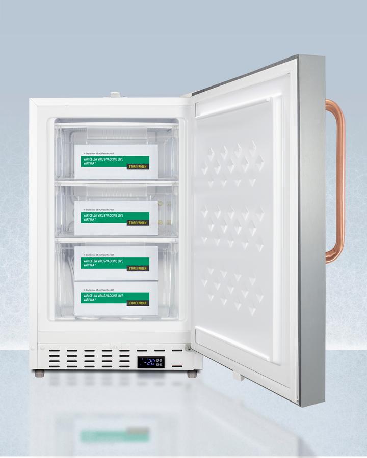 20" Wide Built-in Vaccine All-freezer, ADA Compliant