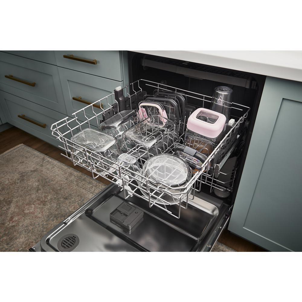 Quiet Dishwasher with 3rd Rack and Pocket Handle