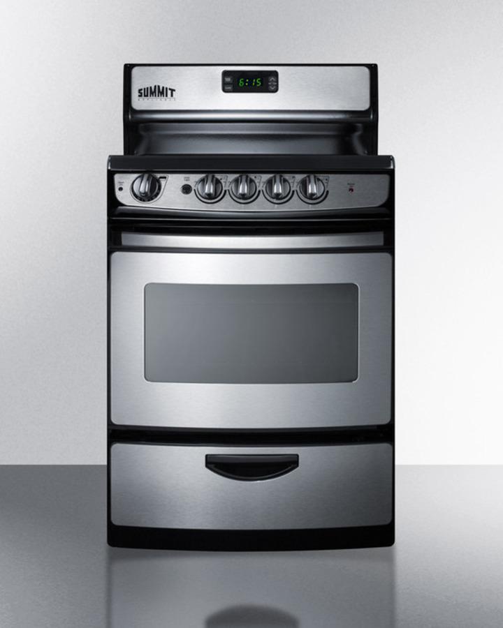 24" Wide Electric Smooth-top Range
