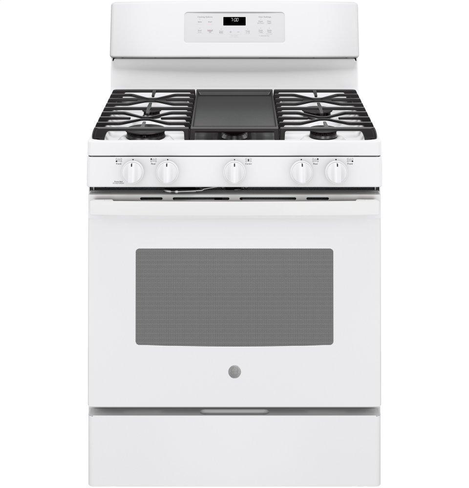 GE® 30" Free-Standing Gas Convection Range