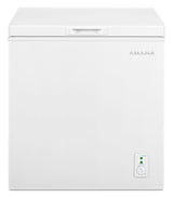 5.3 Cu. Ft. Compact Freezer with 2 Rollers White