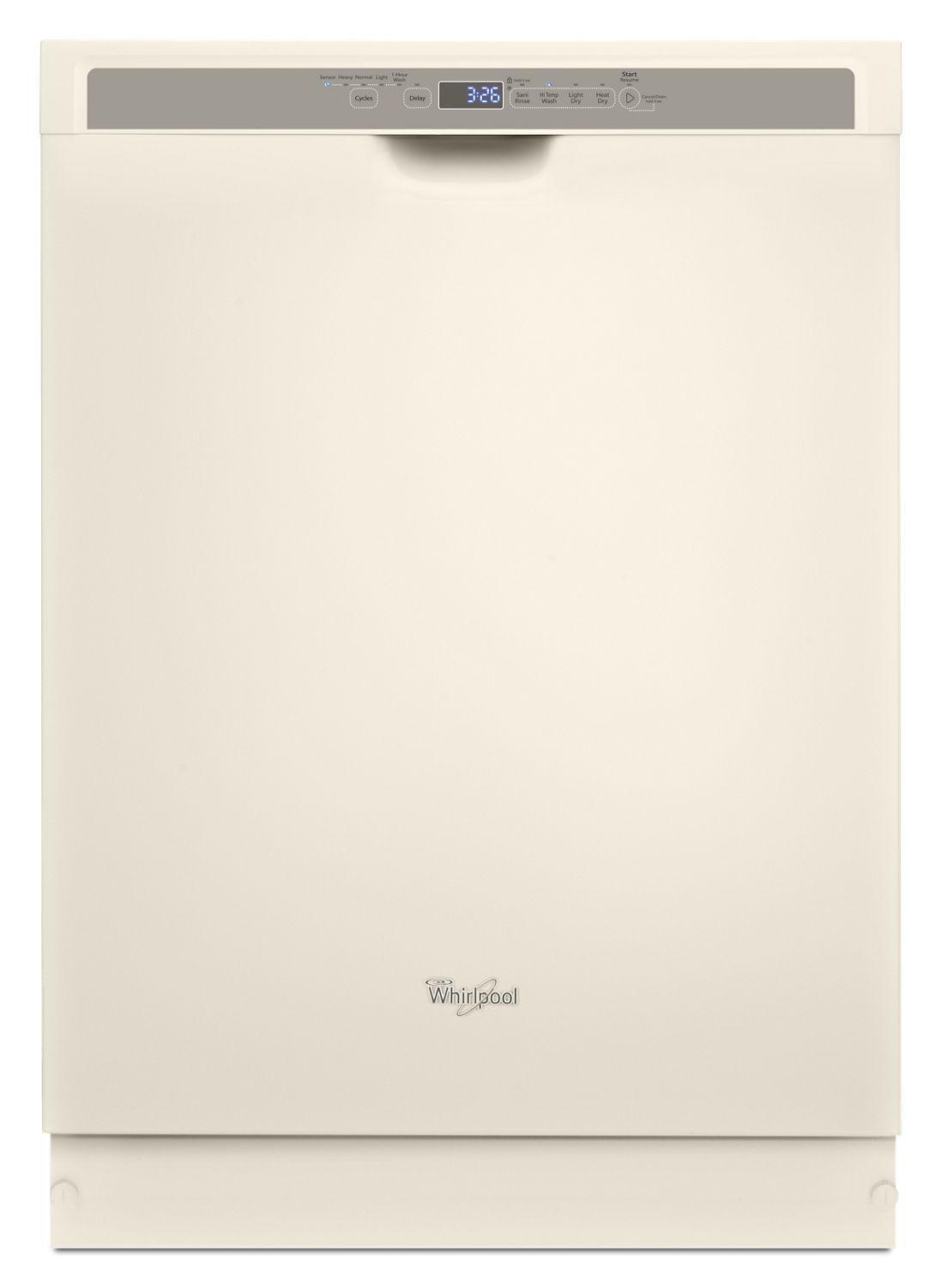 Stainless steel dishwasher with 1-Hour Wash cycle - Biscuit