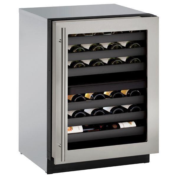 3024zwc 24" Dual-zone Wine Refrigerator With Stainless Frame Finish and Left-hand Hinge Door Swing (115 V/60 Hz Volts /60 Hz Hz)