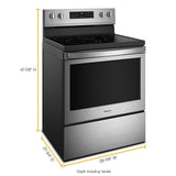 5.3 cu. ft. Whirlpool® electric range with Frozen Bake™ technology