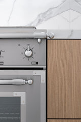 48" Heritage Series range - Gas Oven - 6 brass burners + griddle