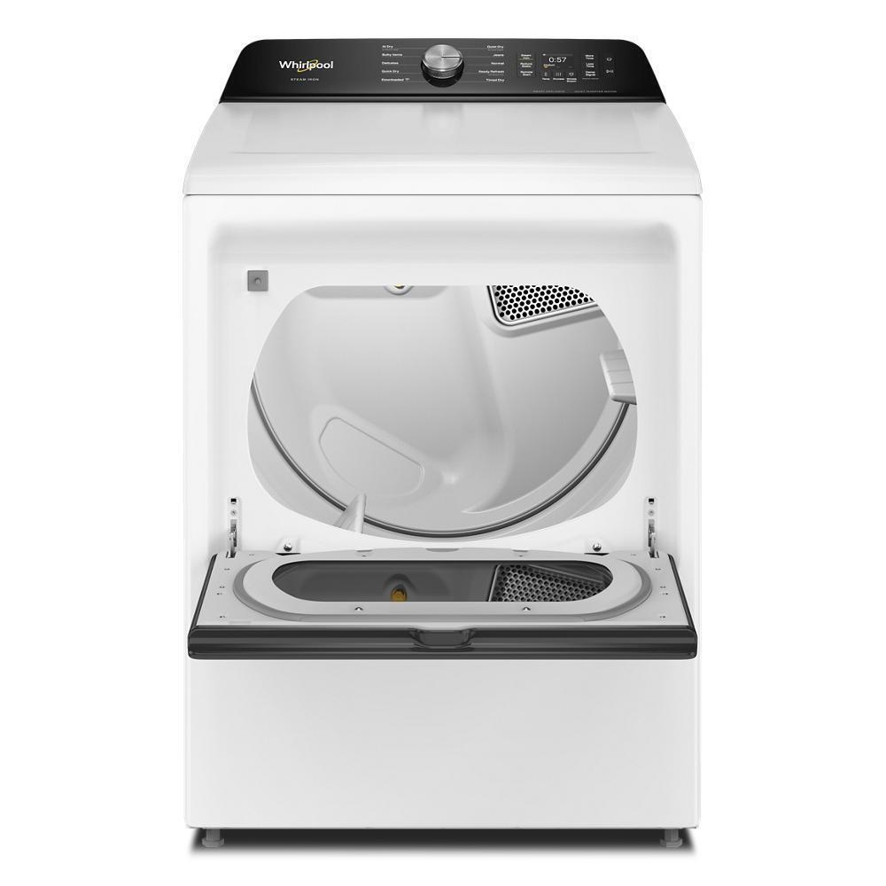 7.5 cu. ft. Smart Electric Top Load Dryer with Steam Iron and AI Dry