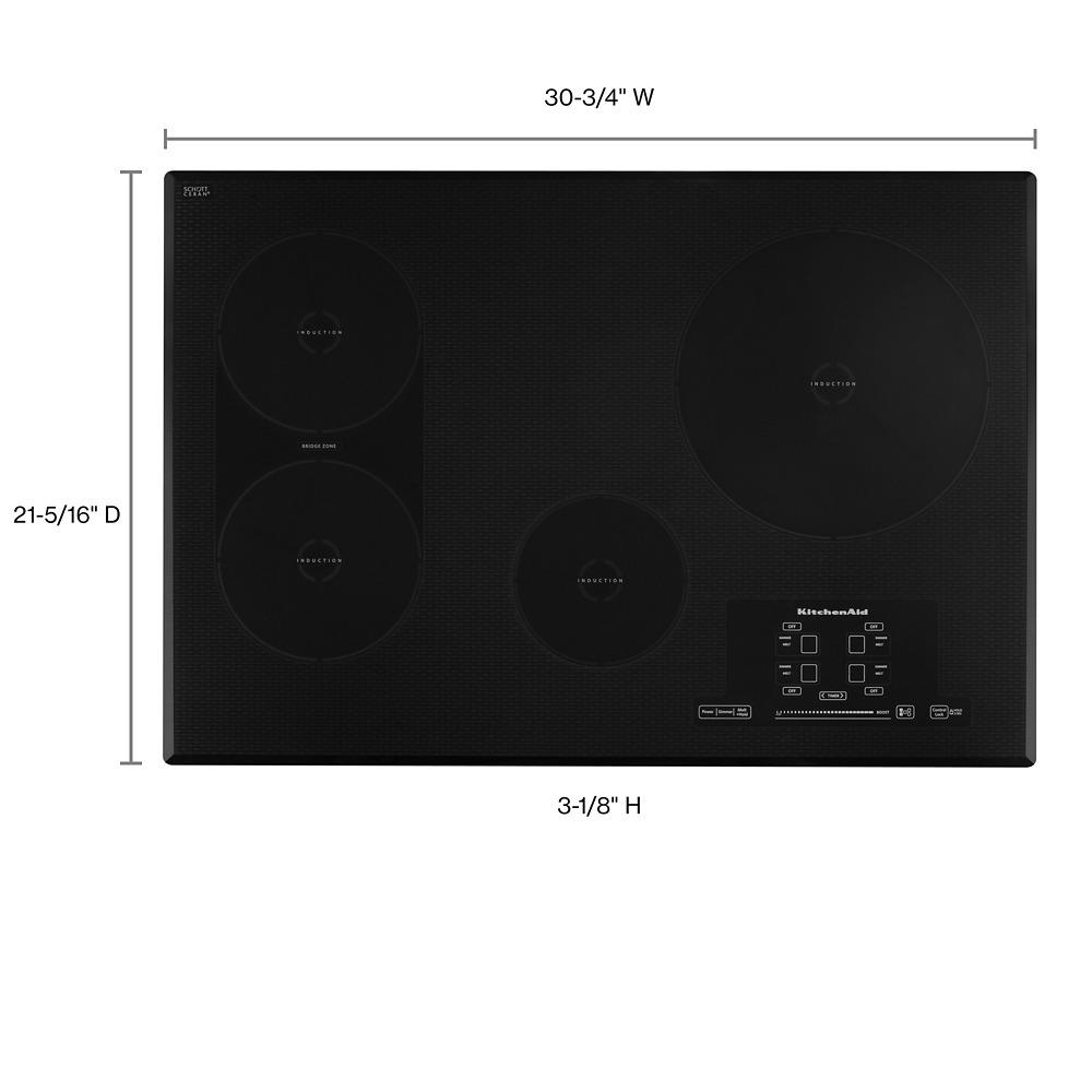 30-Inch 4 Element Induction Cooktop, Architect® Series II