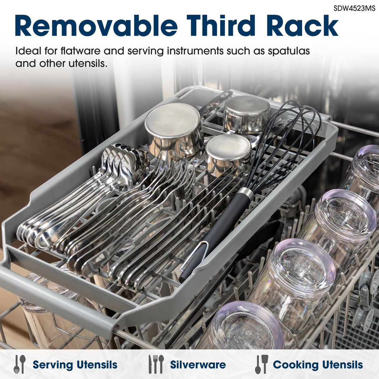 18 in. Stainless Steel 47 dB Dishwasher