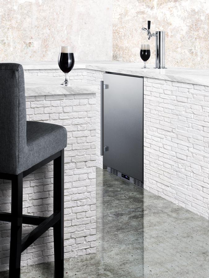 24" Wide Built-in Outdoor Commercial Beer Kegerator