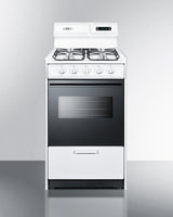 20" Wide Gas Range