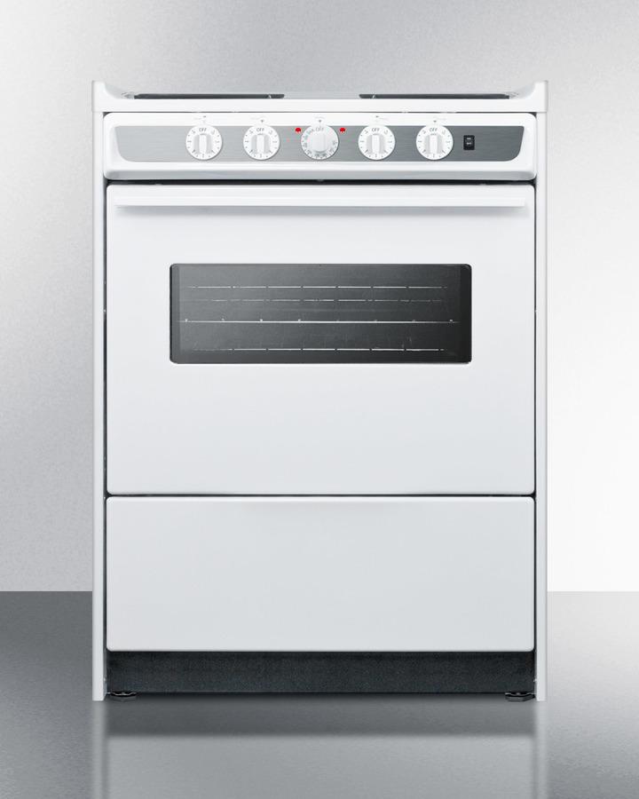 24" Wide Electric Coil Top Range