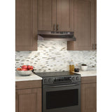 Broan-NuTone 30-Inch Convertible Under-Cabinet Range Hood, 230 Max Blower CFM, Black Stainless Steel