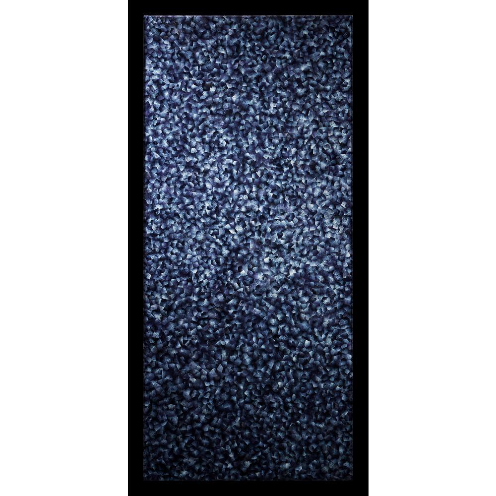 36" Elements Collection Mussel Shell Blue Custom Column Panel