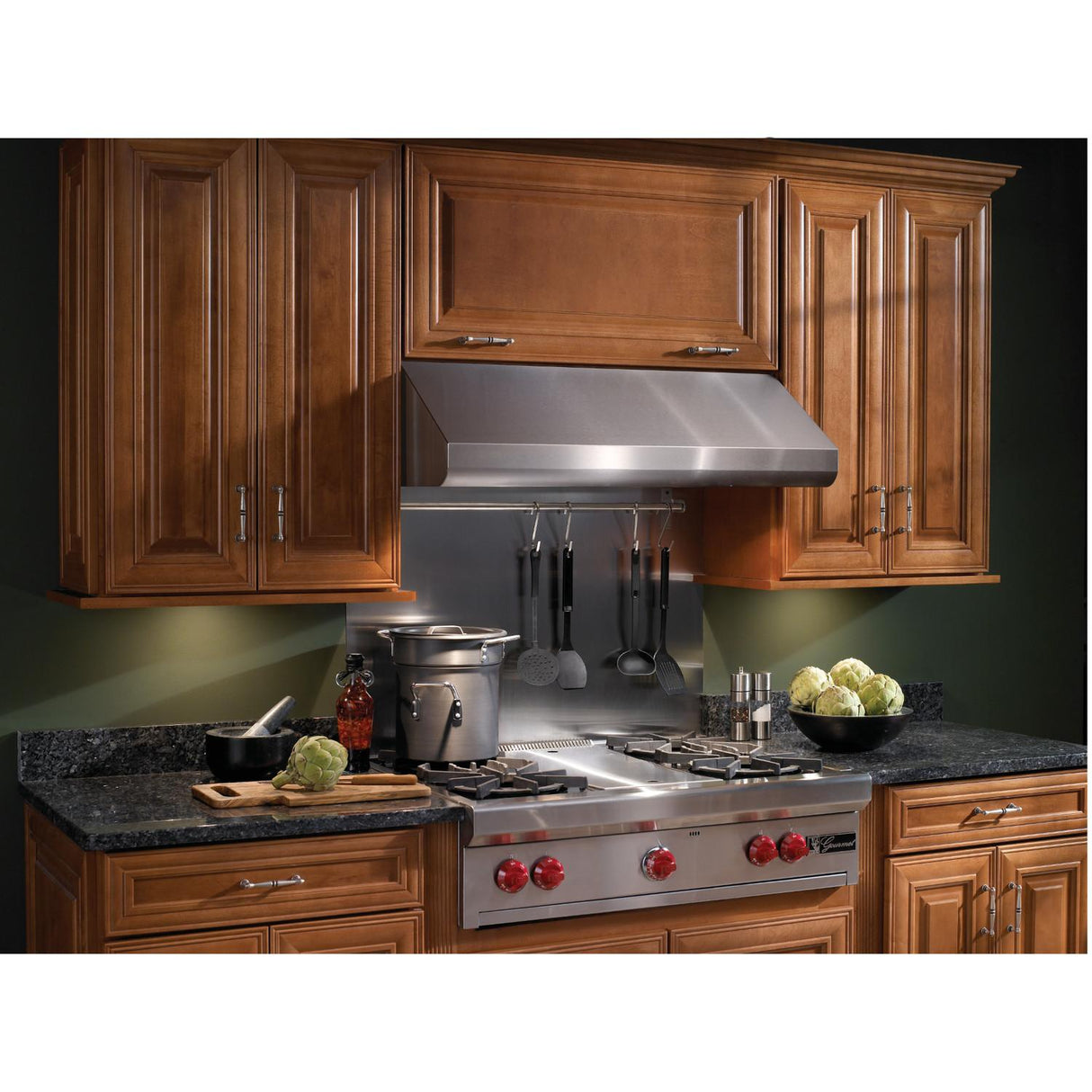 **DISCONTINUED** Broan® Elite 30" Pro-Style Under-Cabinet Range Hood Shell w/ External Blower & Light, Stainless Steel