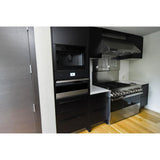 NOIR™ 48" Dual-Fuel Professional Range with Chrome-Infused Griddle