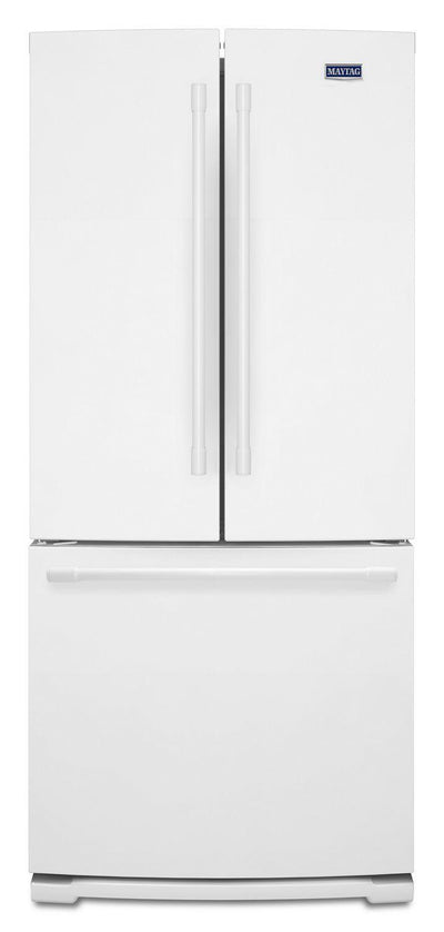 30-Inch Wide French Door Refrigerator - 20 Cu. Ft. White