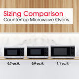 Sharp 1.1 cu. ft. 1000W Stainless Steel Countertop Microwave Oven