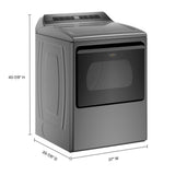 7.4 cu. ft. Smart Top Load Electric Dryer