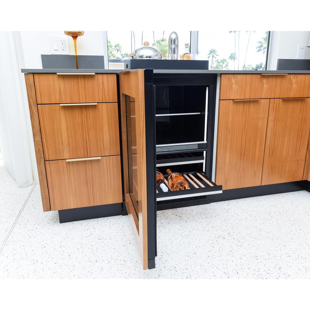 Panel-Ready 24" Built-In Undercounter Beverage Center, Left Swing