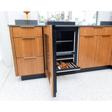 Panel-Ready 24" Built-In Undercounter Beverage Center, Left Swing