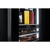 NOIR™ 24" Built-In Undercounter Beverage Center, Right Swing