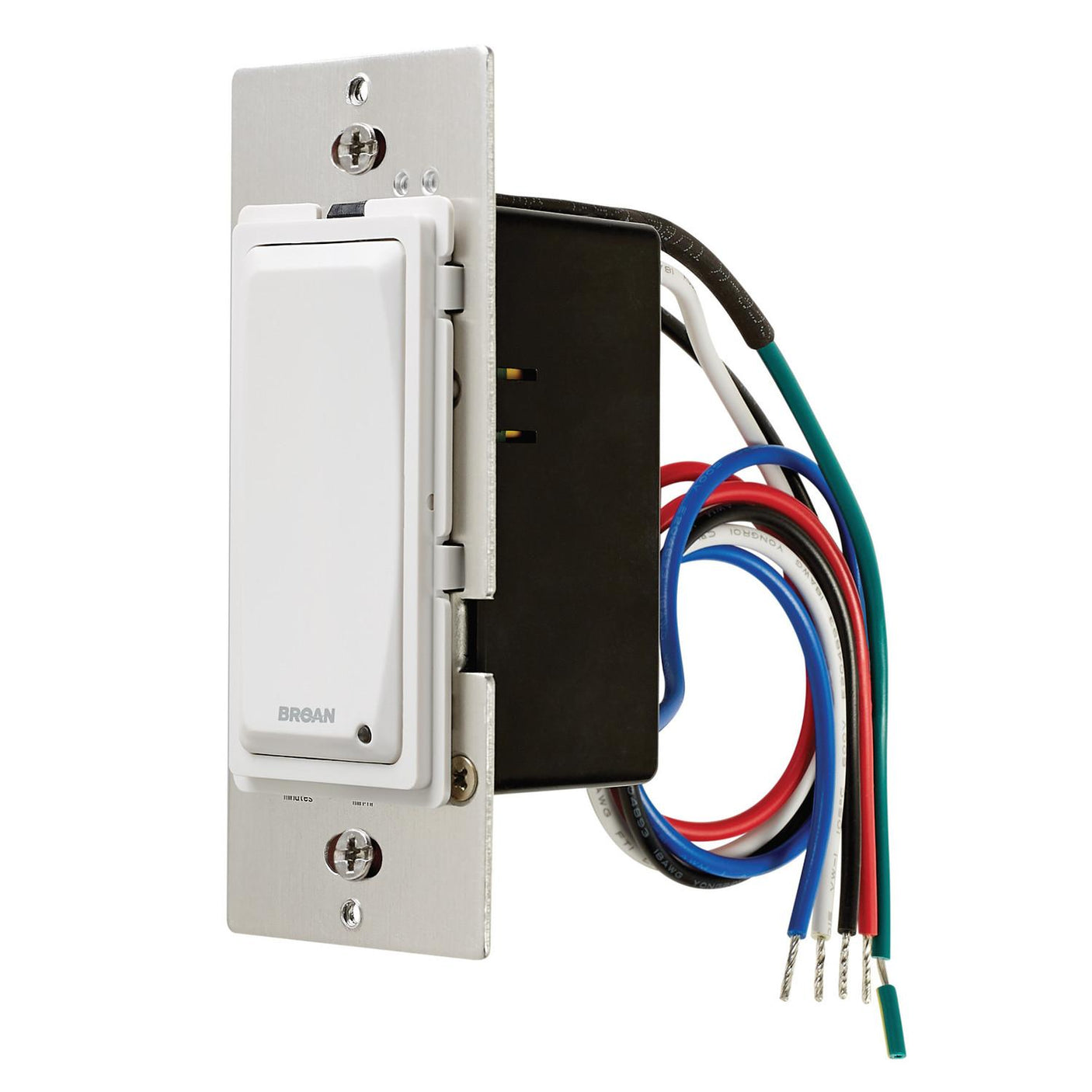 Broan-NuTone® Exhaust Vent Fan Delay-Off Wall Control/Timer, White
