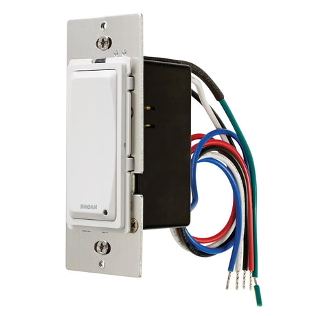 Broan-NuTone® Exhaust Vent Fan Delay-Off Wall Control/Timer, White