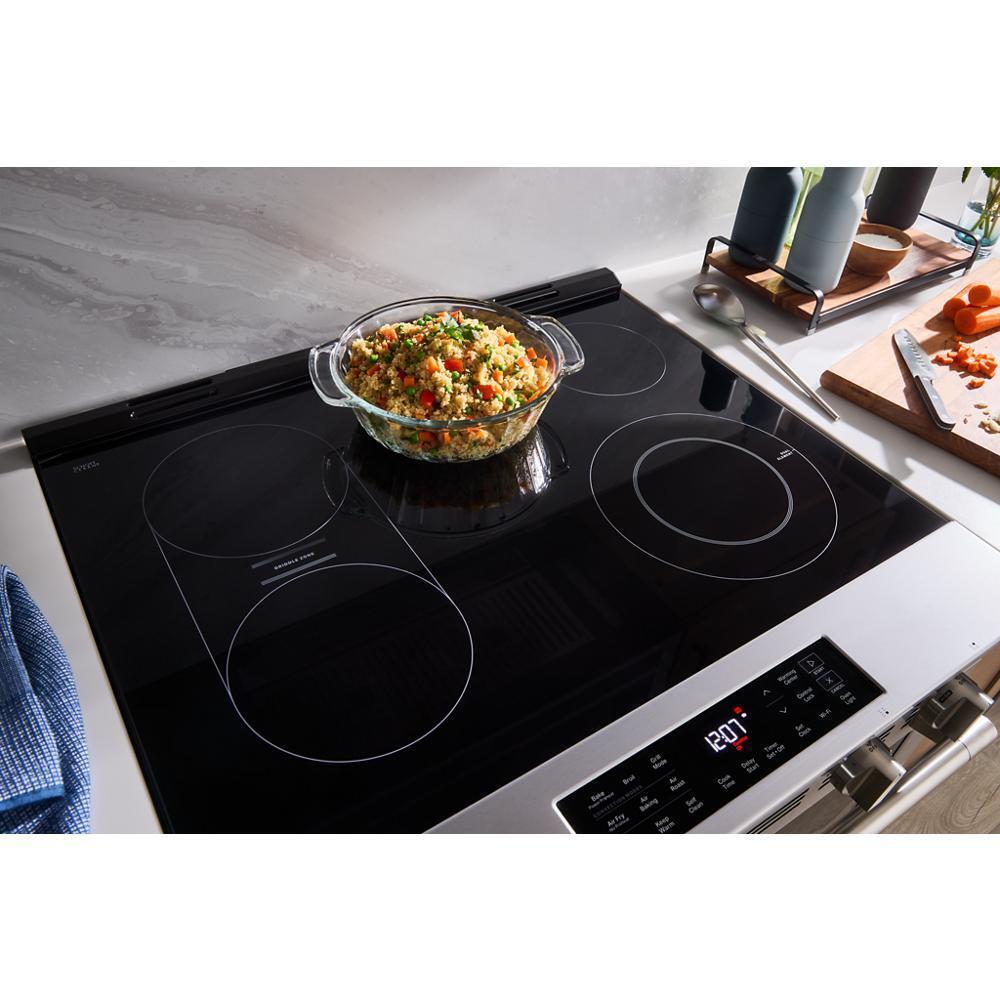 30-Inch Wide Slide-In Electric Range with Grill Mode and No Preheat Air Fry - 5.3 Cu. Ft.