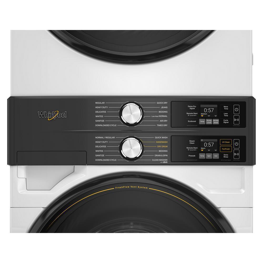 Smart ENERGY STAR® Front Load Laundry Tower with FreshFlowTM Vent System and UV Clean Technology 4.5 cu. ft. Washer & 7.4 cu. ft. Gas Dryer