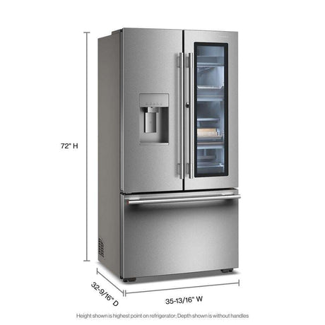 Counter-Depth French Door Refrigerator with ClearVue™