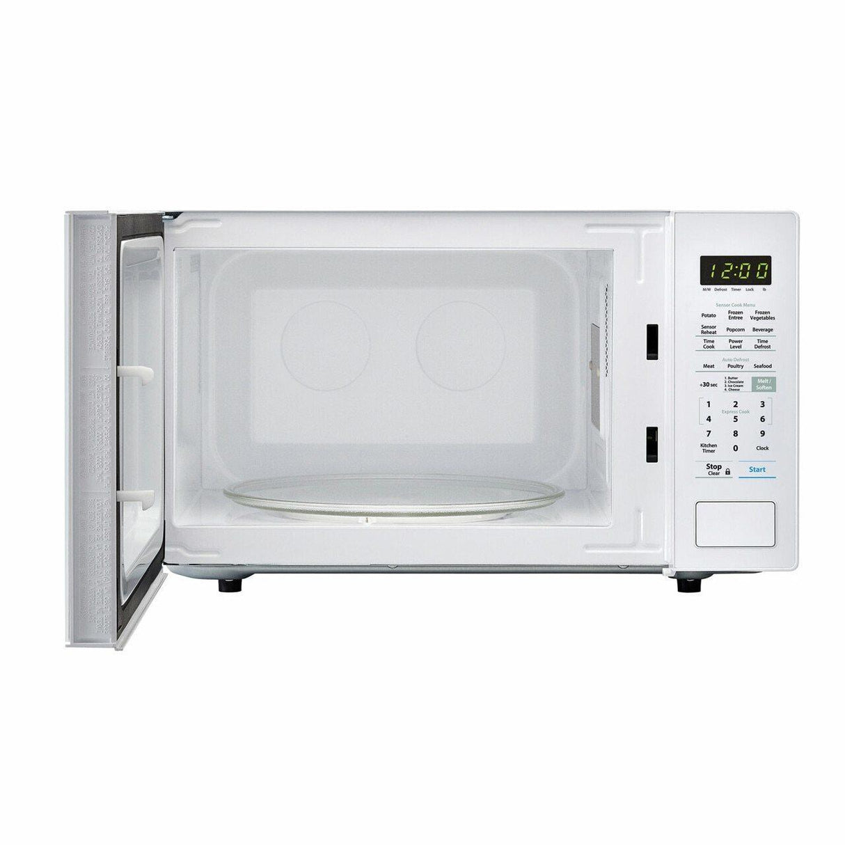 1.4 cu. ft. 1000W Sharp White Countertop Microwave Oven