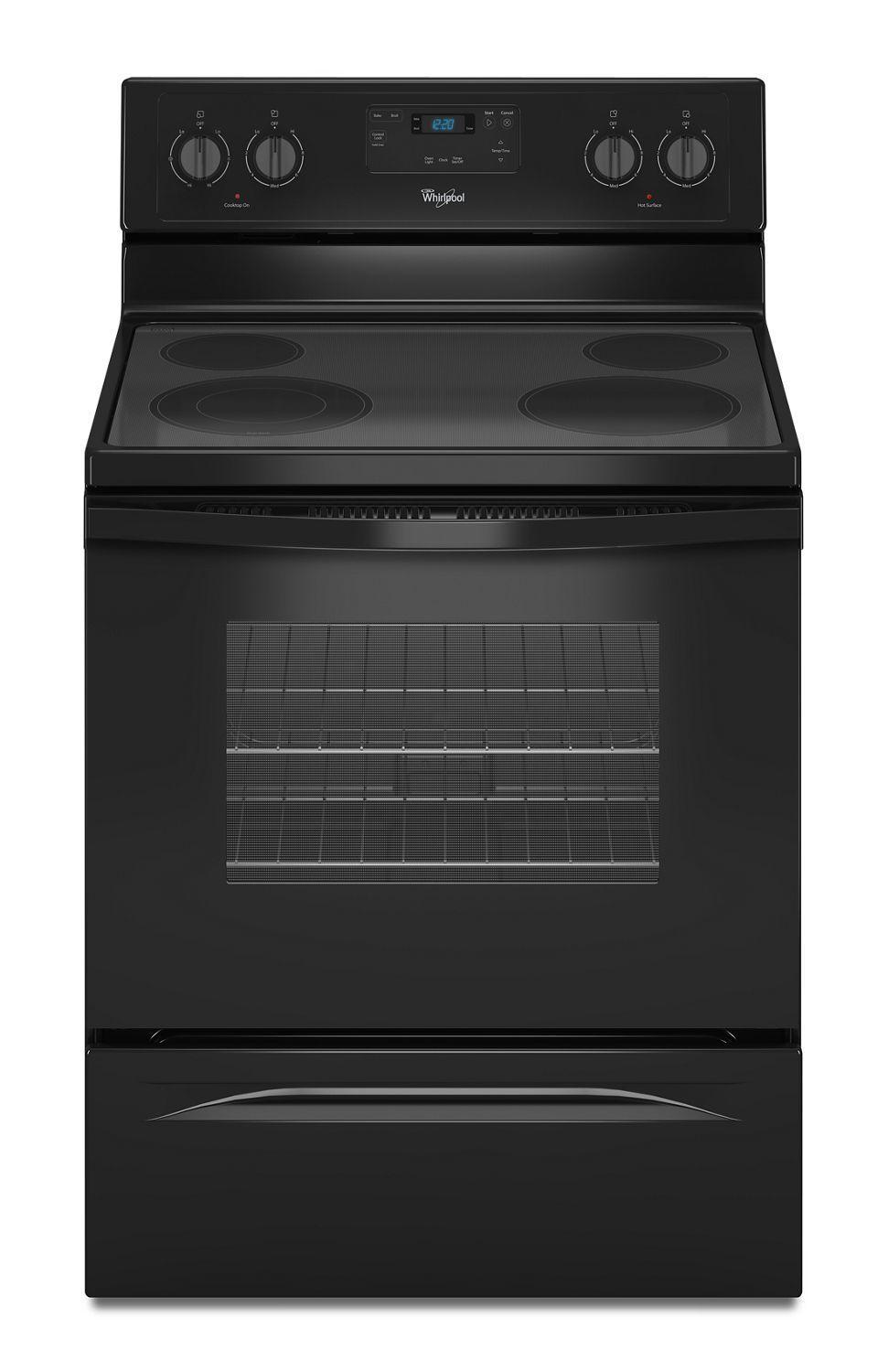 4.8 Cu. Ft. Freestanding Electric Range with FlexHeat Dual Radiant Element Black