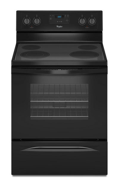 4.8 Cu. Ft. Freestanding Electric Range with FlexHeat Dual Radiant Element Black