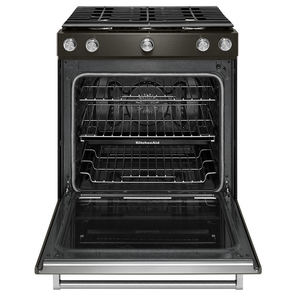 30-Inch 5-Burner Gas Slide-In Convection Range