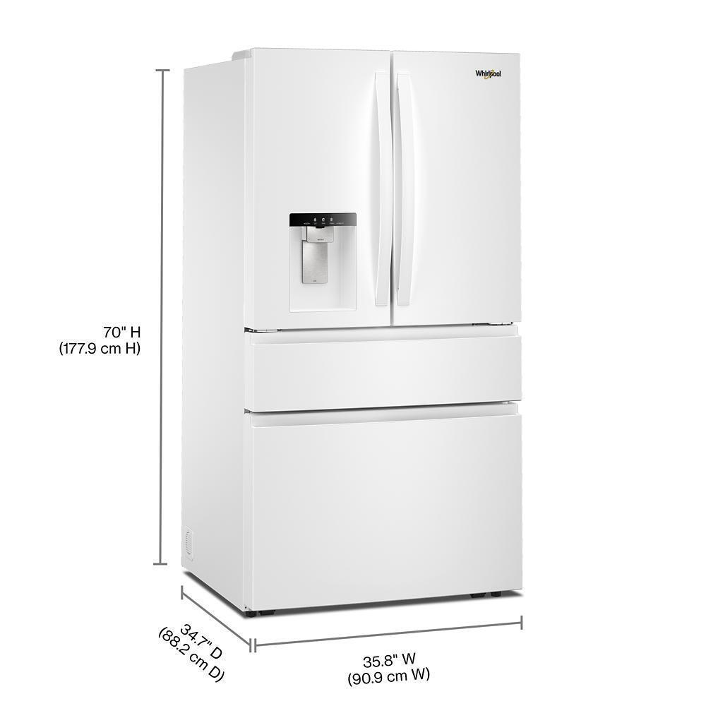 Whirlpool® 29 Cu. Ft. Family-Sized Capacity French door refrigerator with Flexible Temperature Drawer