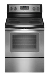 4.8 Cu. Ft. Freestanding Electric Range with FlexHeat Dual Radiant Element Black-on-Stainless