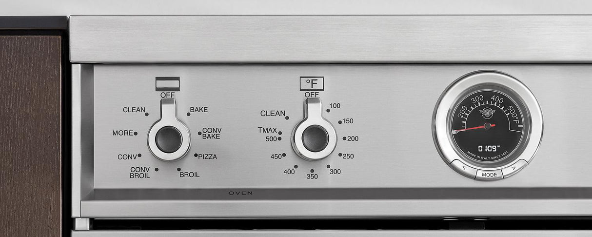 48 inch Induction Range, 6 Heating Zones and Cast Iron Griddle, Electric Self-Clean Oven Carbonio